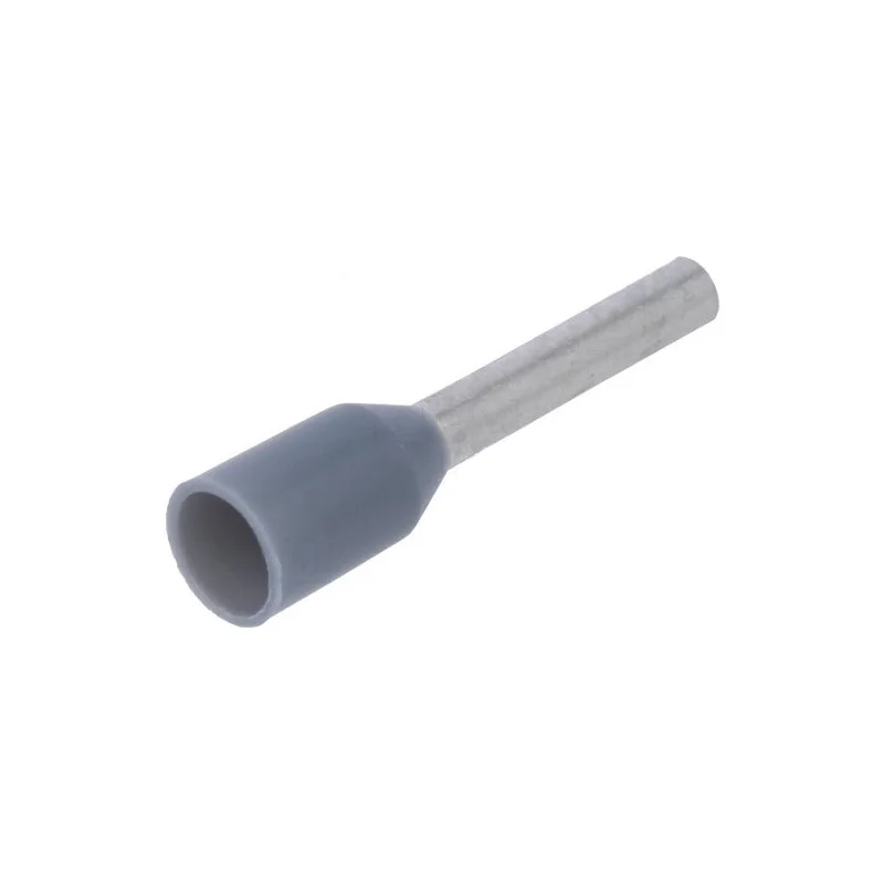 Vente Flash POCHETTE 100 EMBOUTS DE CABLAGE GRIS 0.75mm² X 8mm (70100)