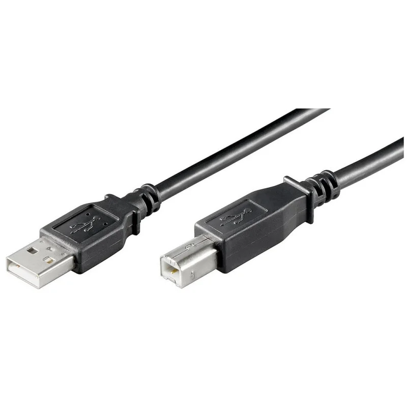 Retour Gratuit CORDON USB 2.0 TYPE A MALE / TYPE B MALE 1 METRE NOIR GOOBAY