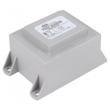 TRANSFORMATEUR MOULE ENTREE 230VAC SORTIE 12VAC 1.66A 20VA (100150) Offre Limitée