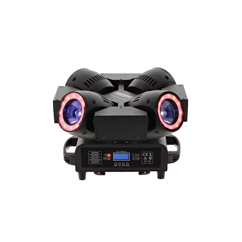 Paiement Sécurisé CPSBARRE LED DOUBLE ROTATION 2 X 4 BEAM 50 W