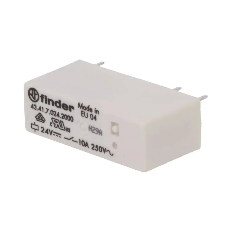 RELAIS ELECTROMAGNETIQUE SPDT 1RT BOBINE 24Vcc CONTACT 250Vca 10A (6080) Achat Immédiat