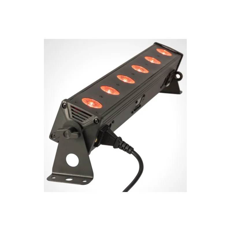 BARRE A 6 LED RGBW 4-EN-1 AVEC TELECOMMANDE & DMX IBIZA Promotion Saisonnière