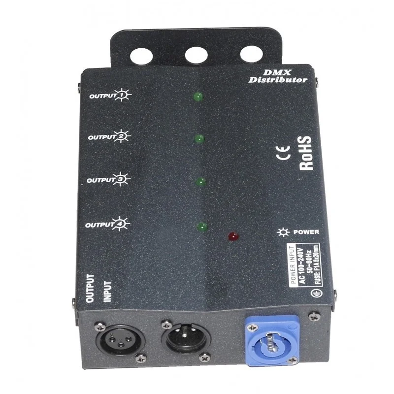 REPARTITEUR DE LIGNE DMX 1 ENTREE ET 4 SORTIES+1 NICOLS Offre Limitée