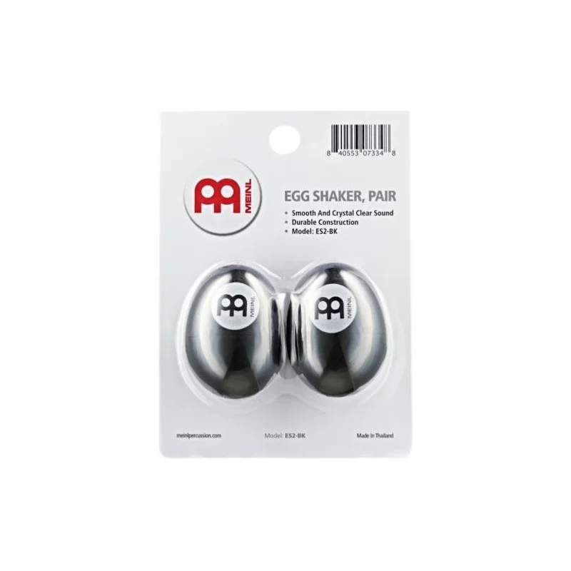 PAIRE OEUF SHAKER MEINL PLASTIQUE NOIR Jusqu'à Épuisement Des Stocks