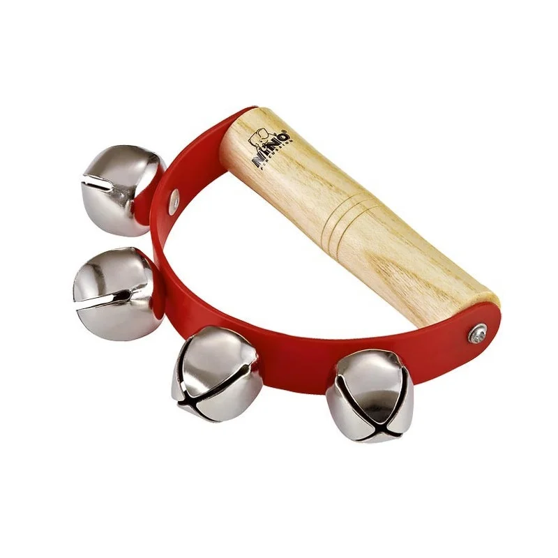 GRELOT NINO 4 CLOCHETTES, ROUGE Populaire