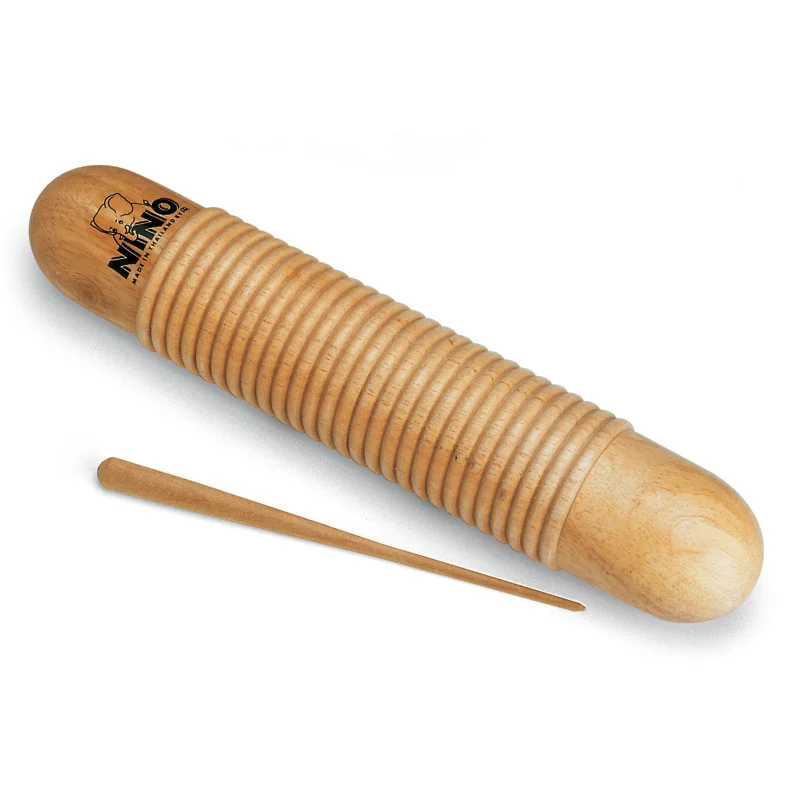 Authentique GUIRO BOIS NINO AVEC GRATTOIR