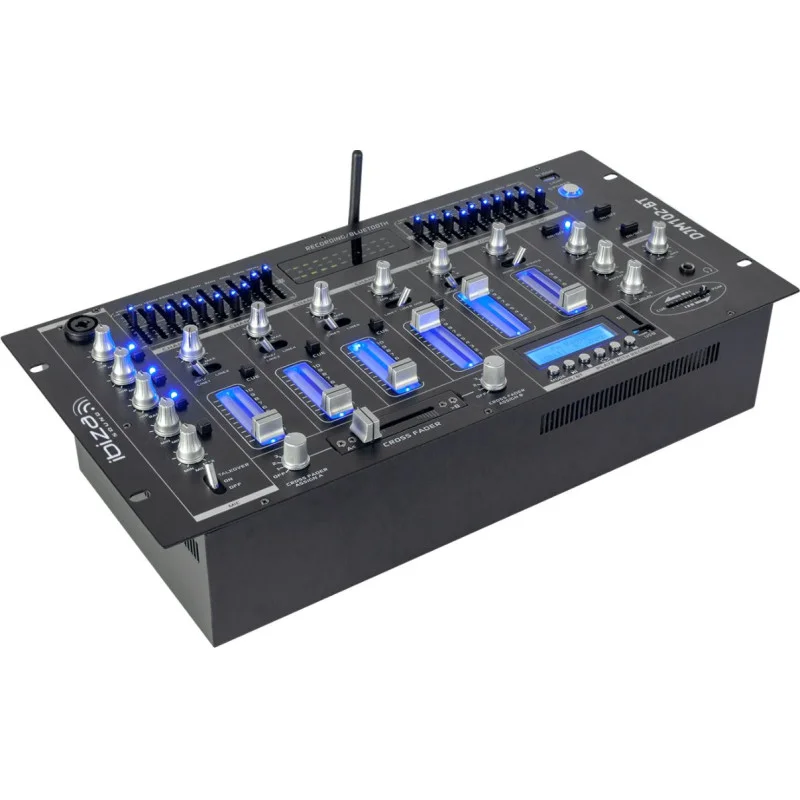 Offre Spéciale TABLE DE MIXAGE 19" 12 ENTREES / 6 CANAUX AVEC BLUETOOTH IBIZA