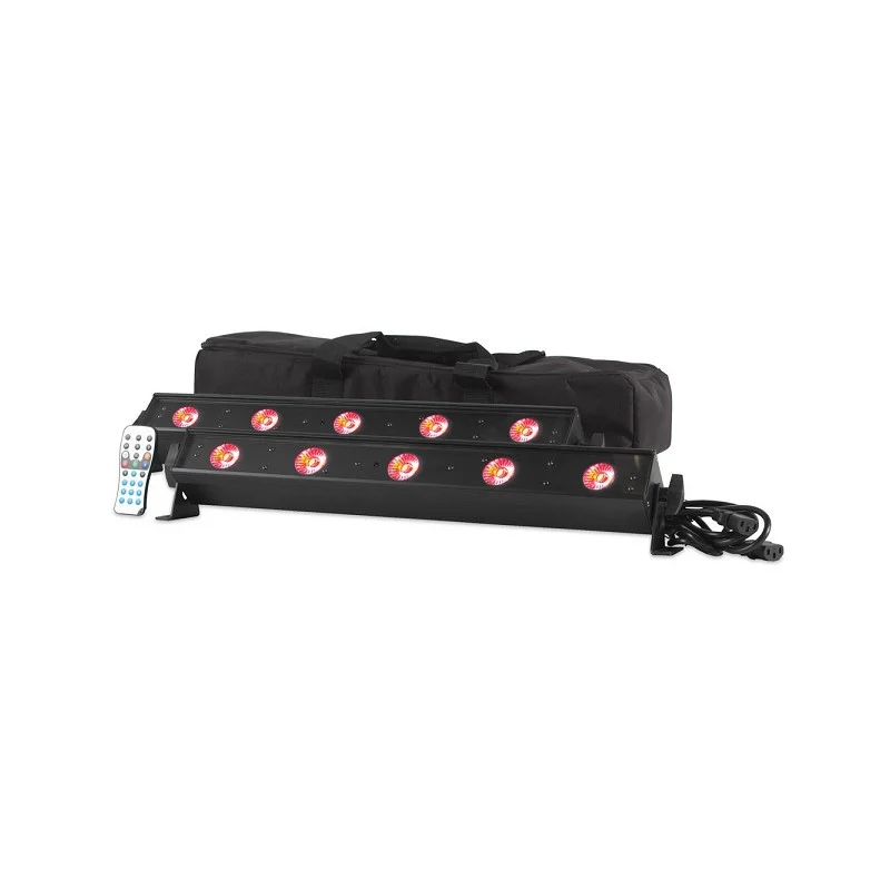 Réduction KIT 2 BARRES LED + SAC + TELECOMMANDE ADJ