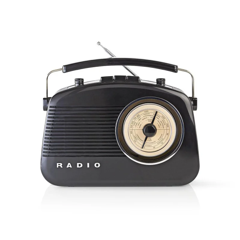 RADIO VINTAGE AUTONOME NOIR FM 4.5W Populaire