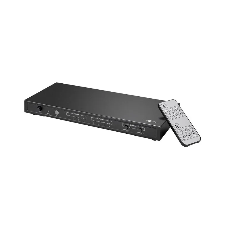 Dernier Modèle SPLITTER HDMI 4 ENTREES / 2 SORTIES 4K 3D FULL HD GOOBAY