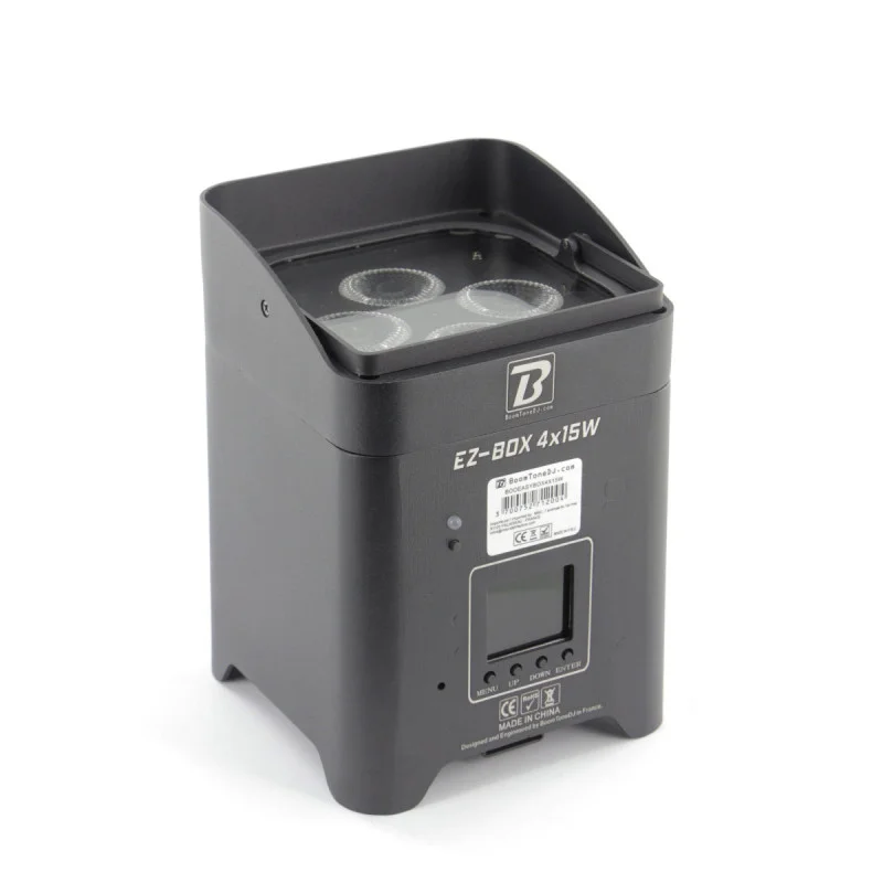 PROJECTEUR BATTERIE WIFI 4X15W QUAD RGBW BOOMTONE DJ Promotion
