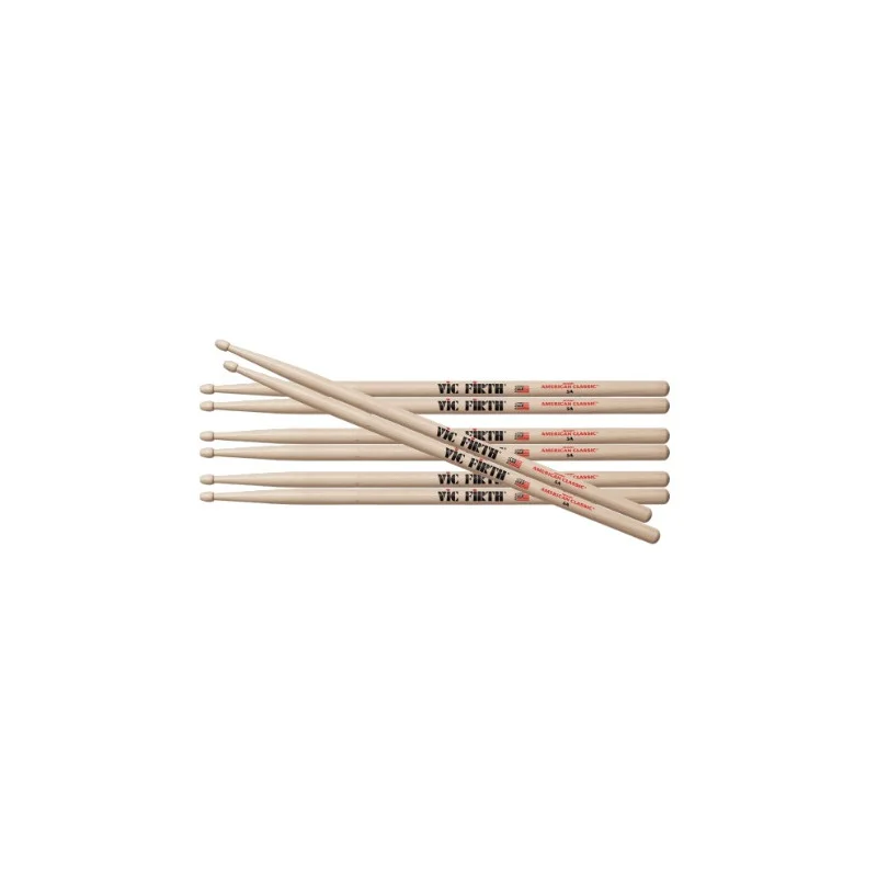 PACK DE TROIS PAIRE DE BAGUETTE + UNE GRATUITE 5A VIC FIRTH Offre Exclusive