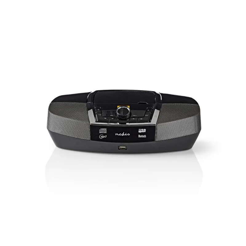 RADIO BOOMBOX 12W BTH CD FM USB AUX BK Petit Prix