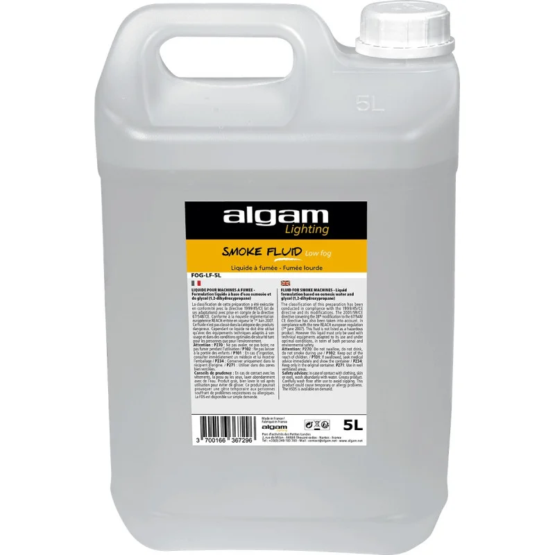 BIDON LIQUIDE FUMEE LOURDE 5L ALGAM LIGHTING Commander Maintenant