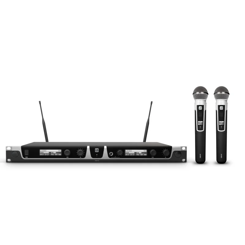 SYSTEME DE 2 x MICRO MAIN SANS FIL 584 - 608 MHz LD SYSTEMS Nouvelle Collection