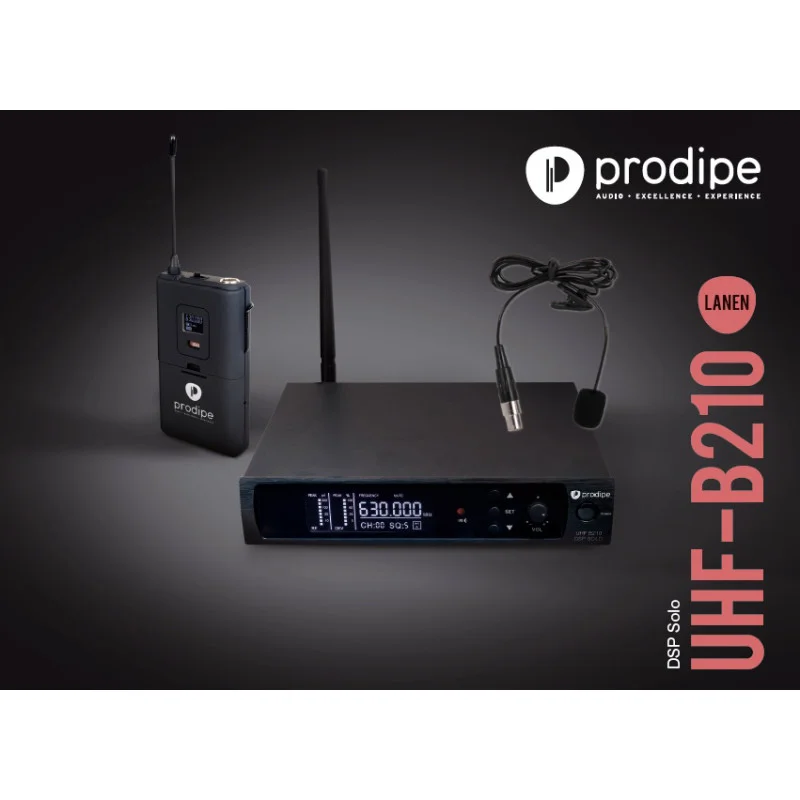 UHF B210 DSP V2 LAVALIER SOLO PRODIPE Jusqu'à Épuisement Des Stocks