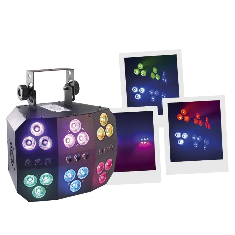 Prix Bas EFFET A LED 18 FAISCEAUX RGBW/UV 8W BOOMTONE DJ
