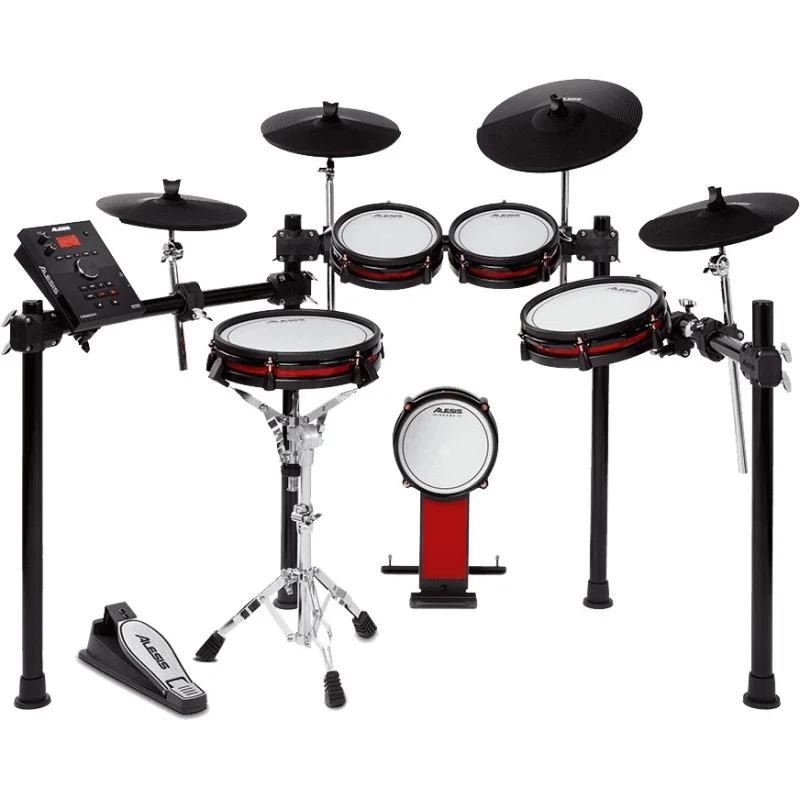 BATTERIE ELECTRONIQUE PEAUX MESH 5 FUTS, 4 CYMBALES ALESIS Satisfait Ou Remboursé