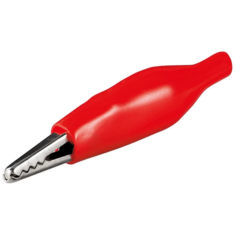 10 PINCES CROCODILE 32.5mm ROUGES (80120) Retour Gratuit