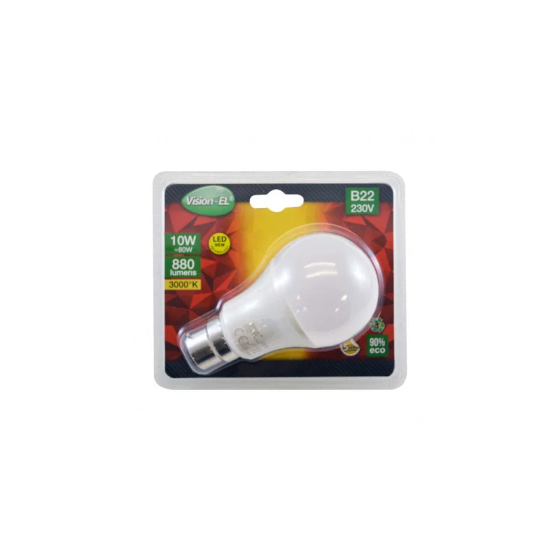 Haute Qualité AMPOULE LED B22 BULB 10W 3000K