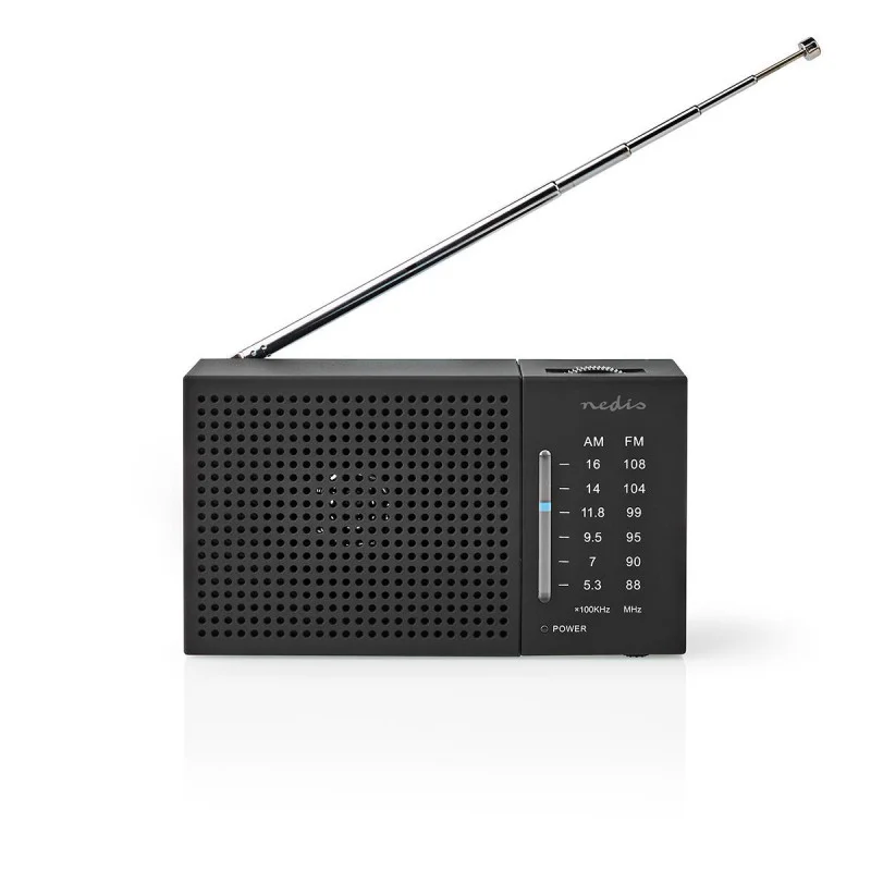 RADIO FORMAT DE POCHE FM/AM NEDIS Meilleur Prix