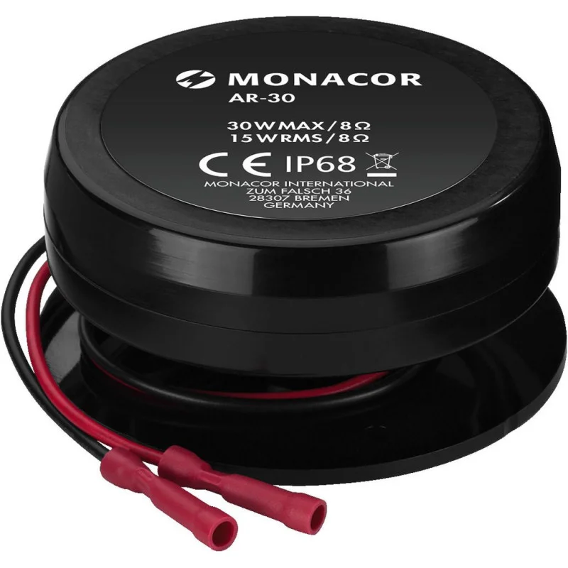 AUDIO EXCITER / RESONATEUR, 30 W, 8 OHM, IP68 Offre Spéciale