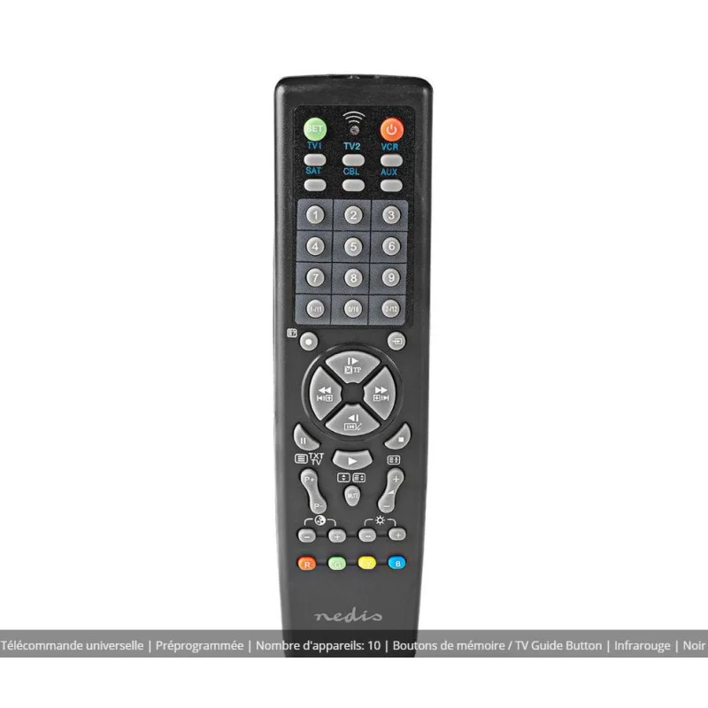 Prix Choc TELECOMMANDE PREPROGRAMMEE 10 EN 1