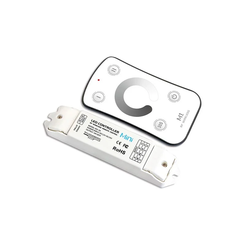 VARIATEUR LED - 1 CANAL - AVEC TÉLÉCOMMANDE RF Affaire À Saisir