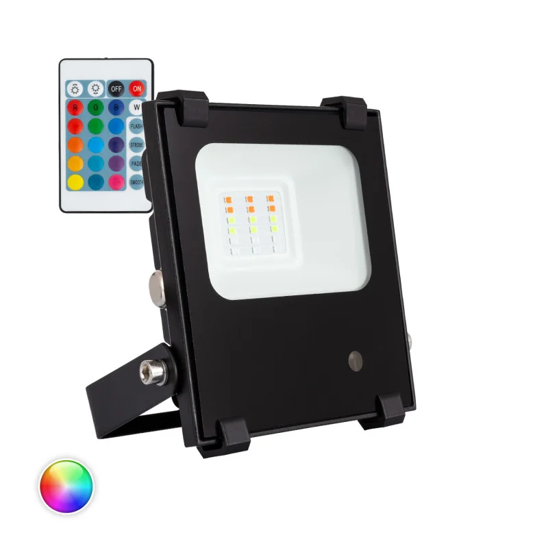 PROJECTEUR LED 10W 135lm/W HE PRO IP65 RGB DIMMABLE Petit Prix