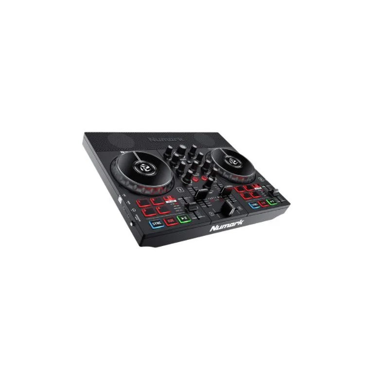 Promotion CONTROLEUR DJ 2 VOIES + 8 PADS + MONITORS NUMARK
