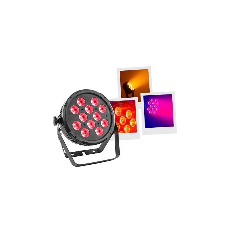 Quantité Limitée PROJECTEUR LED RGBWA+UV 12X12W 6-EN-1 MAC MAH