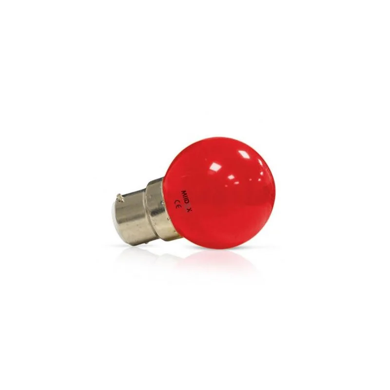 Offre Limitée AMPOULE LED 230V 1W B22 ROUGE VISION-EL