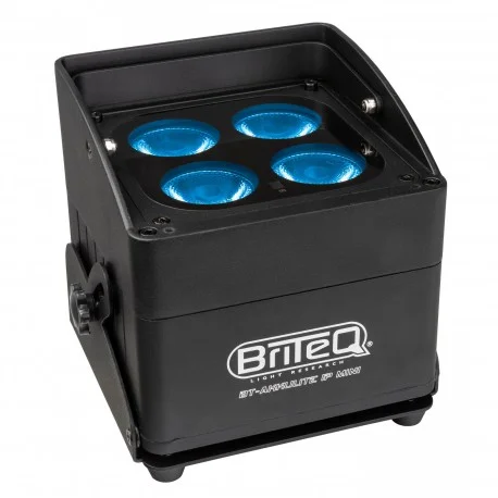 Expédition Rapide PROJECTEUR LED ETANCHE 4X10W RGBWA SUR BATTERIE IP65 BRITEQ