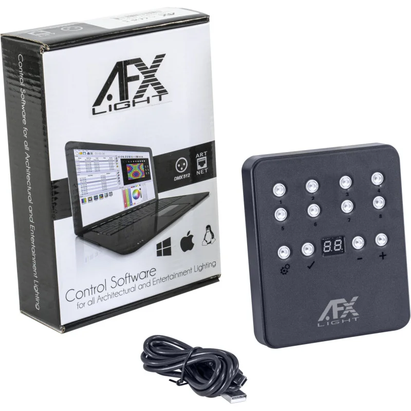 INTERFACE MURALE AUTONOME USB VERS DMX AFX Bon Plan