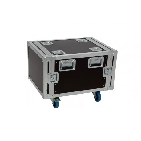 RACK 19‘‘ BOIS 8U PRO SUR ROULETTES ROADINGER Nouvel Arrivage