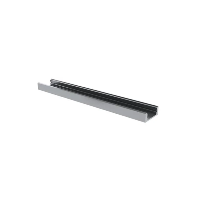 Quantité Limitée SLIMLINE 7 mm - PROFILÉ EN ALUMINIUM POUR RUBAN LED - ARGENT - 2 m
