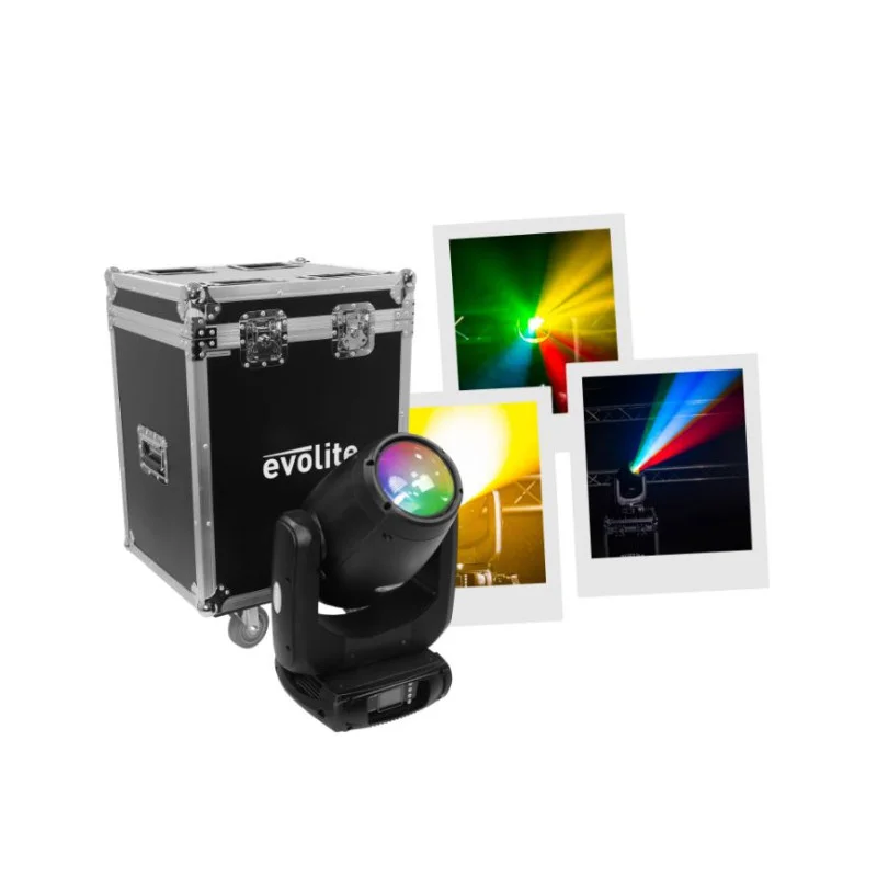 LYRE HYBRIDE BEAM-SPOT-WASH 360W EVOLITE Quantité Limitée