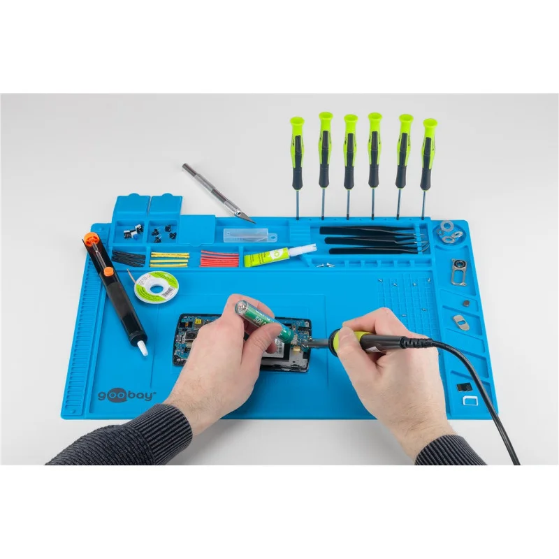 TAPIS ANTISTATIQUE EN SILICONE POUR TRAVAUX DE SOUDURE Remise