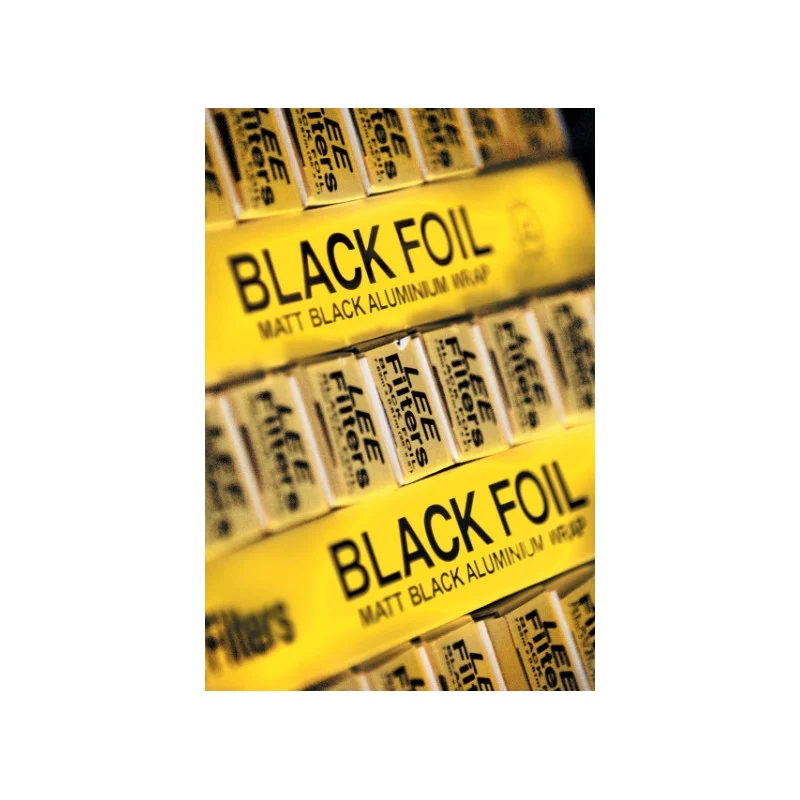 Satisfait Ou Remboursé ROULEAU ALUMINIUM NOIR MAT 2 côtés 30cm x 15,24M LEE FILTERS