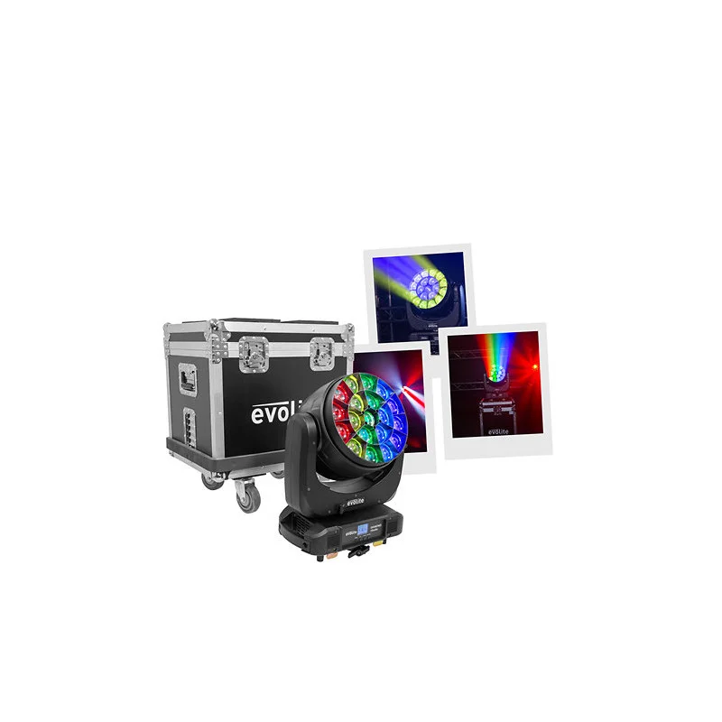 Authentique LYRE WASH LED QUAD RGBW 19X40W DIAMOND 19X40Z EVOLITE