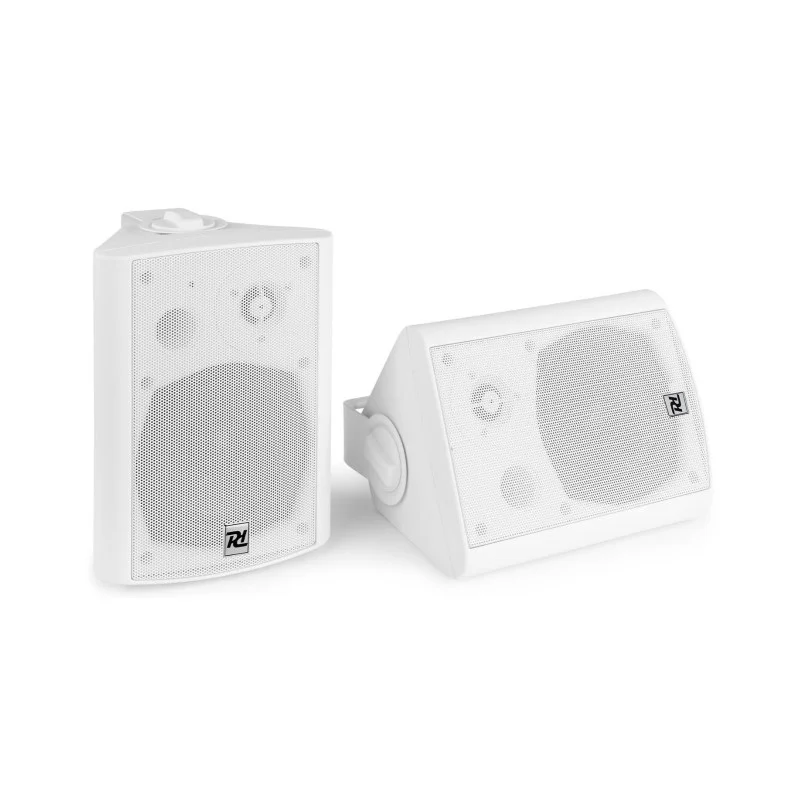 Prix Bas PAIRE D‘ENCEINTE AMPLIFIEE 100W 5.25" BLANCHE POWER DYNAMICS