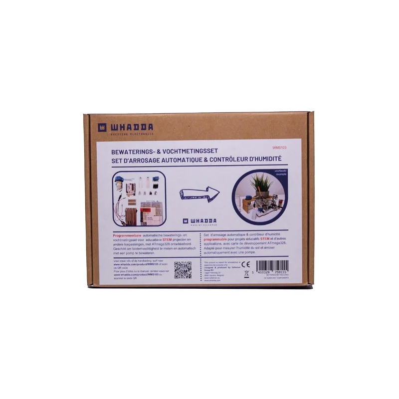 Nouvelle Collection KIT D‘ARROSAGE AUTOMATIQUE ET MESURE HUMIDITE WHADDA