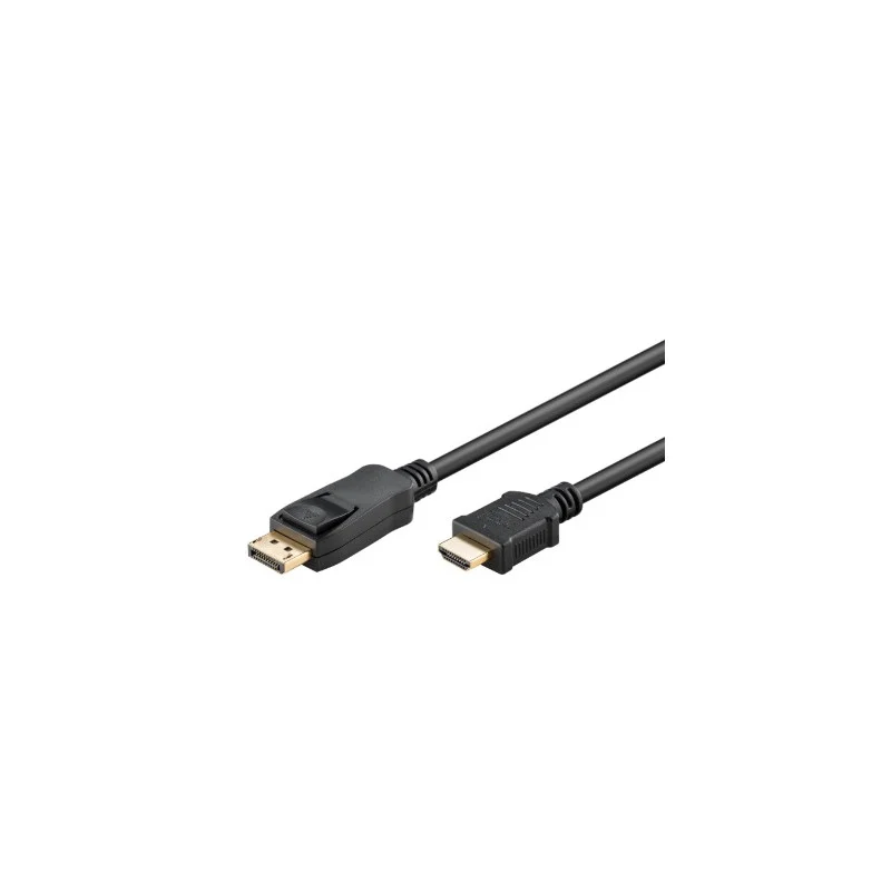 CORDON DISPLAYPORT MALE - HDMI MALE 2 METRES GOOBAY Top Vente