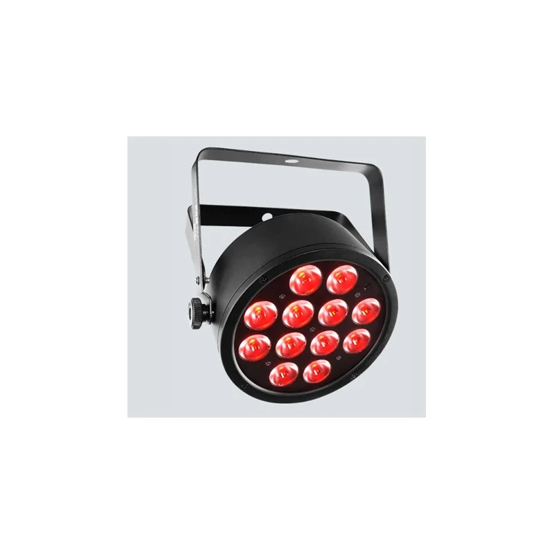 PROJECTEUR NOIR 12 LEDS 4.9W RGB SLIMPAR T12 ILS CHAUVET Authentique