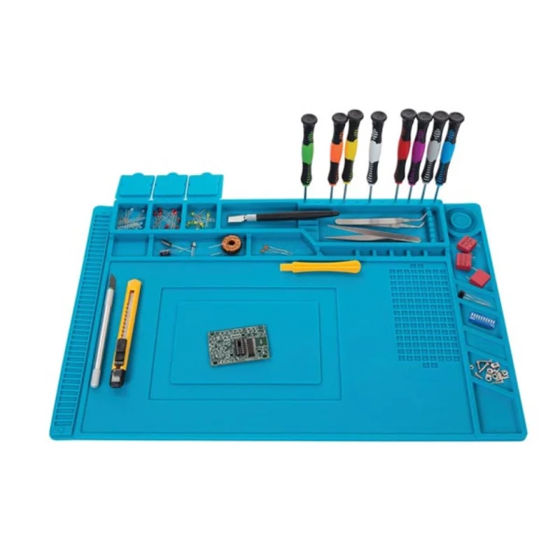 TAPIS DE SOUDAGE 450X300MM BLEU Expédition Rapide