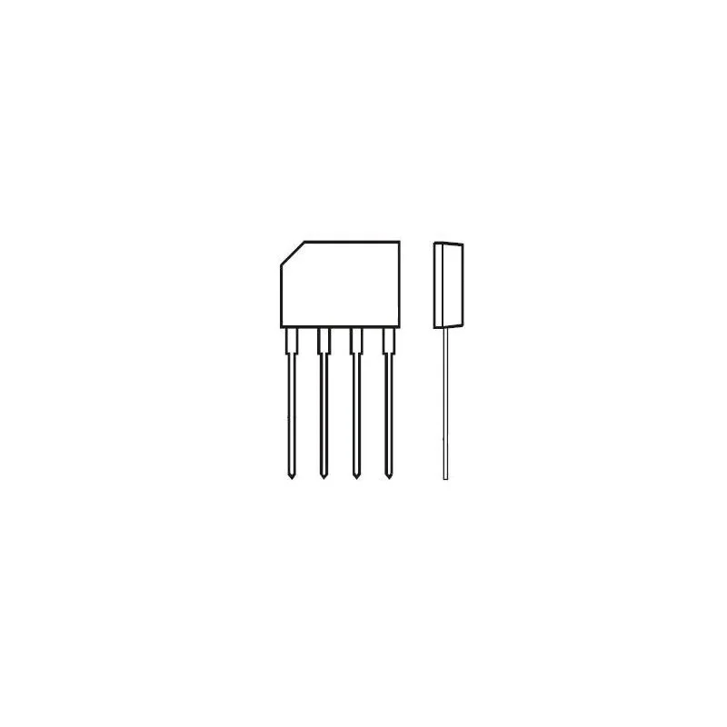 PONT DE DIODES / REDRESSEUR 2.A 600V Populaire