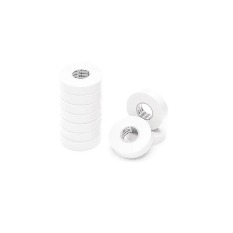Prix Réduit RUBAN ADHESIF ISOLANT BLANC 19mm x 20 METRES NITTO