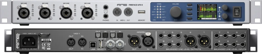Usine Directe Fireface UFX II RME