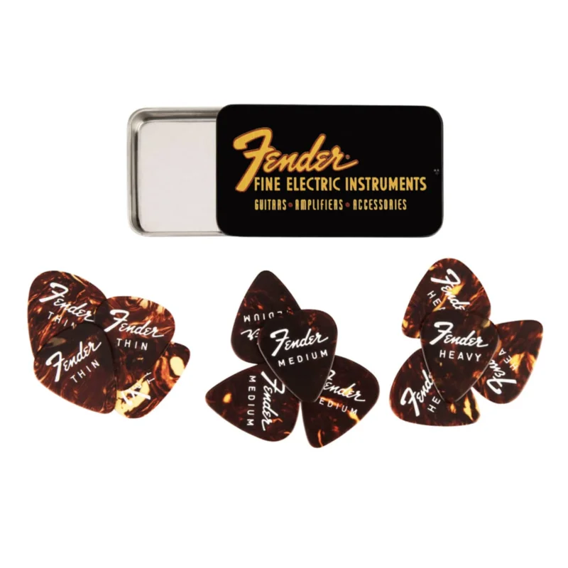 MEDIATORS FINE ELECTRIC PICK TIN Fender Jusqu'à Épuisement Des Stocks