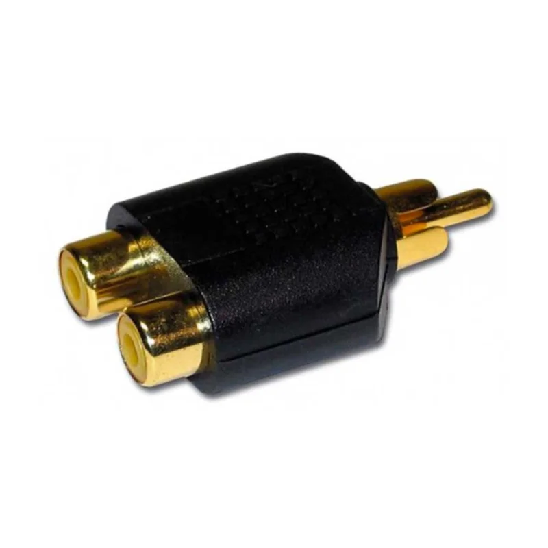 ADAPTATEUR DOUBLE 2 RCA FEMELLE 1 RCA MALE Audiophony Seulement Aujourd'hui